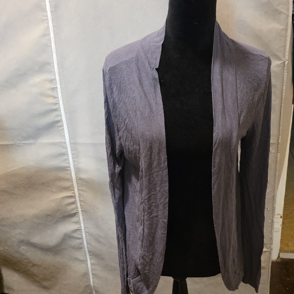 Mudd Purple Cardigan Lightweight Knit Sweater